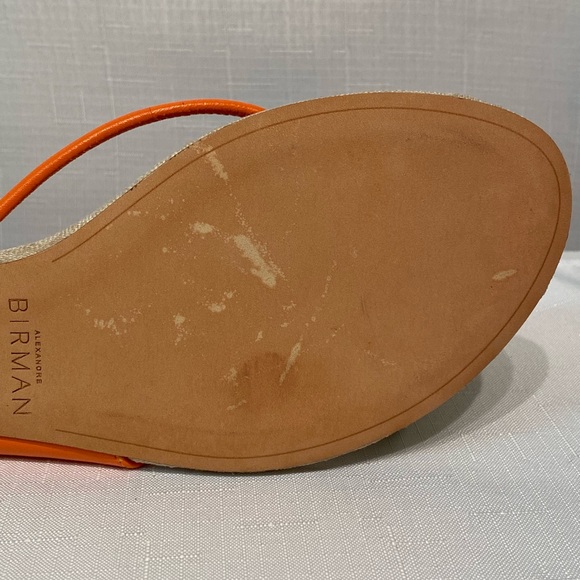 Alexandre Birman Asymmetric Clarita Orange Nappa Leather Sandal Sz EU 40 DUSTBAG - Picture 12 of 16